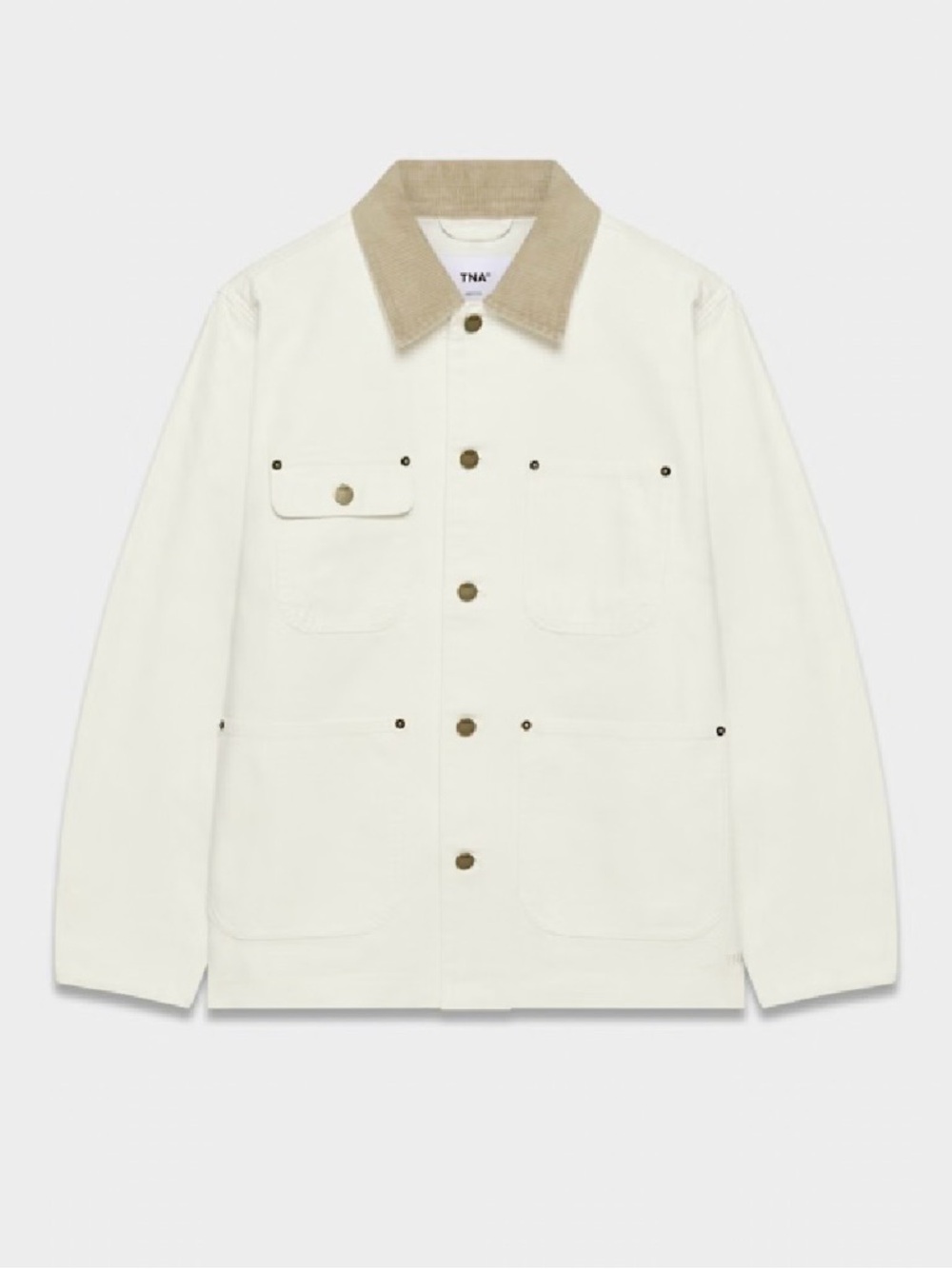 NWOT- Never Worn Aritzia TNA Barnett Jacket - light Birch brown collar - Size S